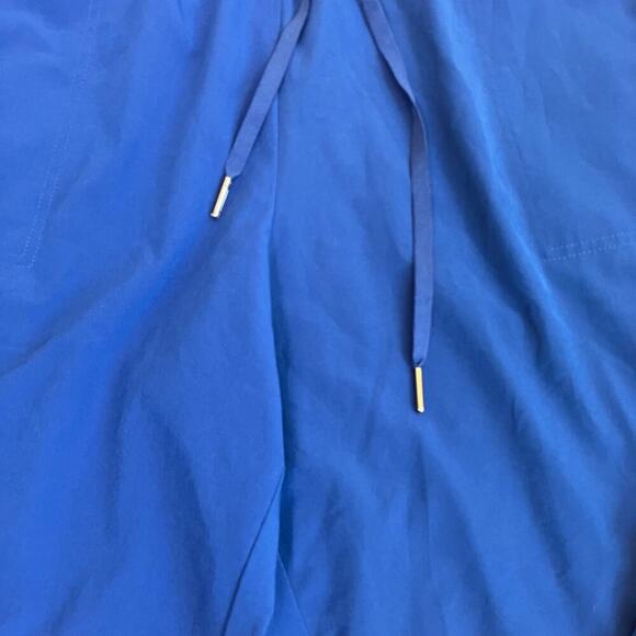 Chico’s Zenergy Woven Jogger Pant Imperial Blue Cargo Pockets Lightweight Casual - Picture 8 of 16